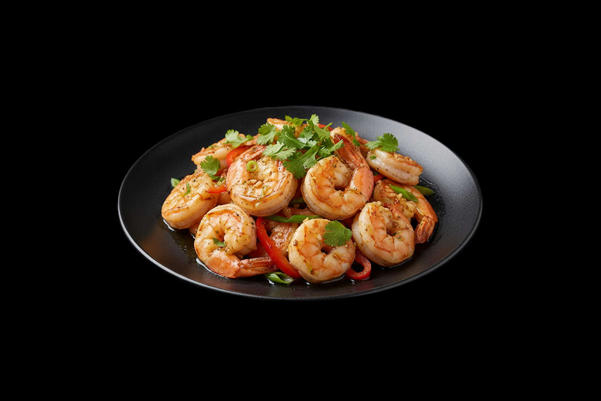 Garlic King Prawns